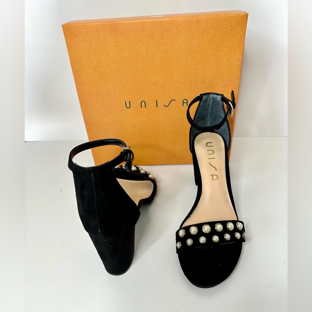 UNISA Chunky Strappy Heels